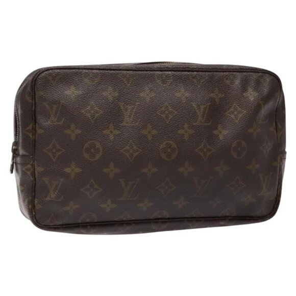 LOUIS VUITTON Monogram Trousse Toilette 28 Clutch Bag - Picture 1 of 15